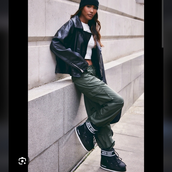 Moon Boot Low Icon 2 boots Moon Boota Low Icon Snow Boots Black White - Picture 9 of 12